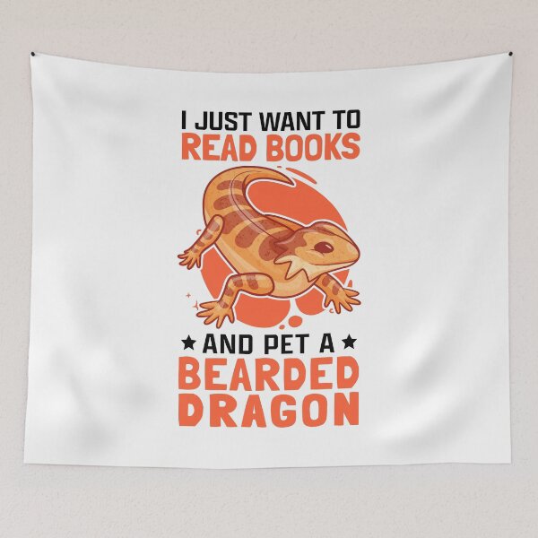 Item preview, Bearded Dragons and Reading Books Terraristics Bearded Dragon designed and sold by madgrfx.