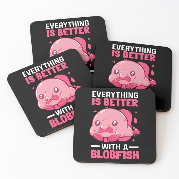 Item preview, Better with blobfish meme ugly blobfish designed and sold by madgrfx.