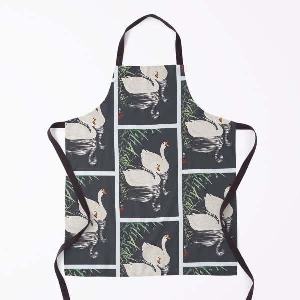Item preview, Japanese White Swans swimming in pond designed and sold by RyanCaudell.