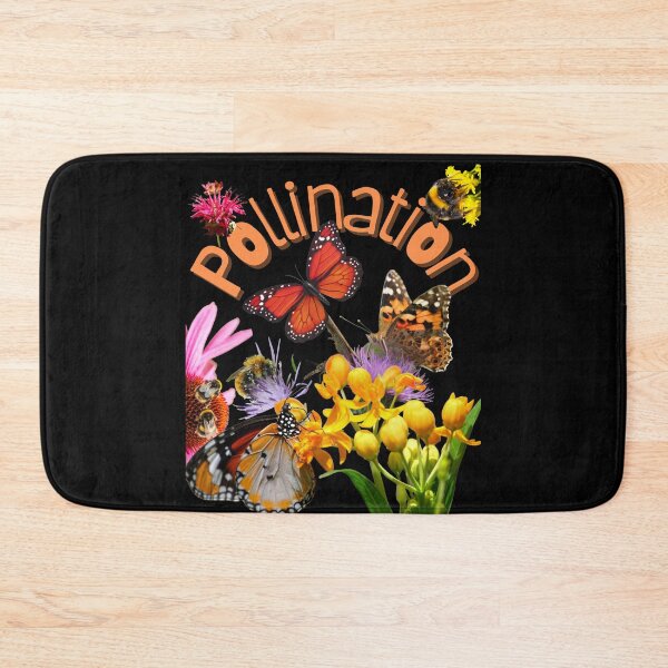 Item preview, Pollination Butterfly & Bee Colorful Digital Collage Design designed and sold by EarthArtDesigns.