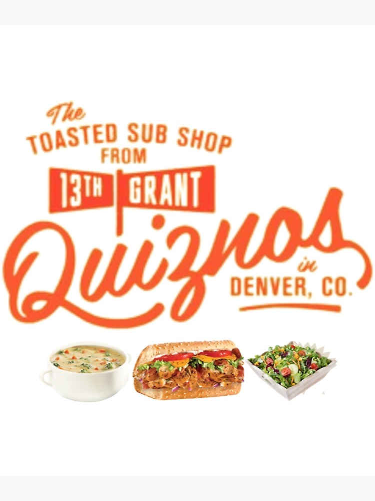 "Quiznos toast Long " Poster for Sale by Customs4t289 | Redbubble