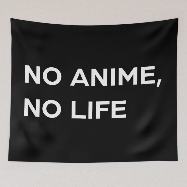 Item preview, No Anime No Life Quote Manga Japanese Quotes  designed and sold by ZooOfArt.