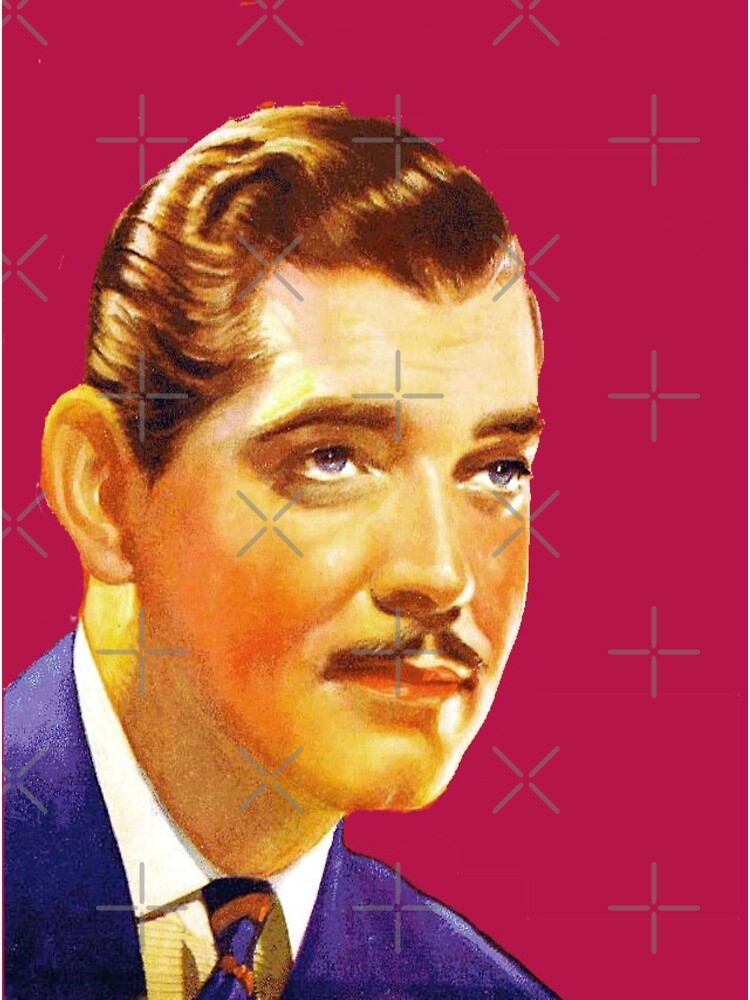 "Clark Gable The King of Hollywood" Sticker by Love30smovies Redbubble