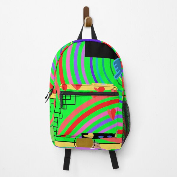 Item preview, Two Kids in Love in the Stripe House of Circles with a Swiss Cheese designed and sold by SnarkyTeesMugs.