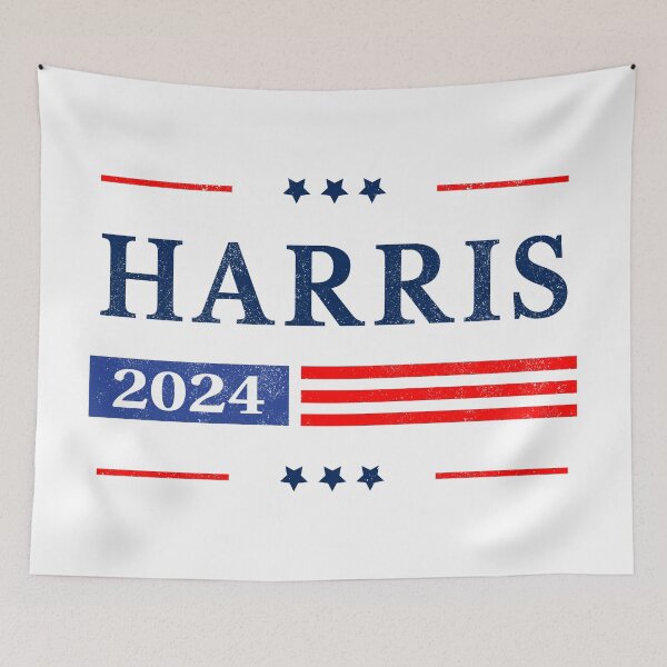 Item preview, Kamala Harris 2024 President American Flag Vintage Pro USA Distressed designed and sold by BigBlueMachine.