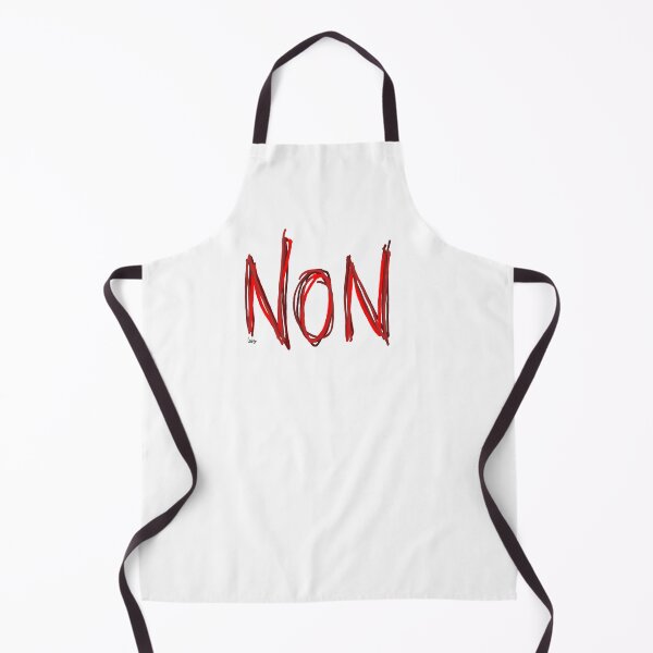 Item preview, NO (red, white background) designed and sold by MentaLee.