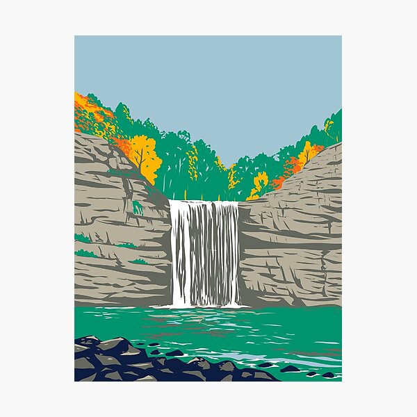 Item preview, Fall Creek Falls State Park designed and sold by Ermland-LabeL.