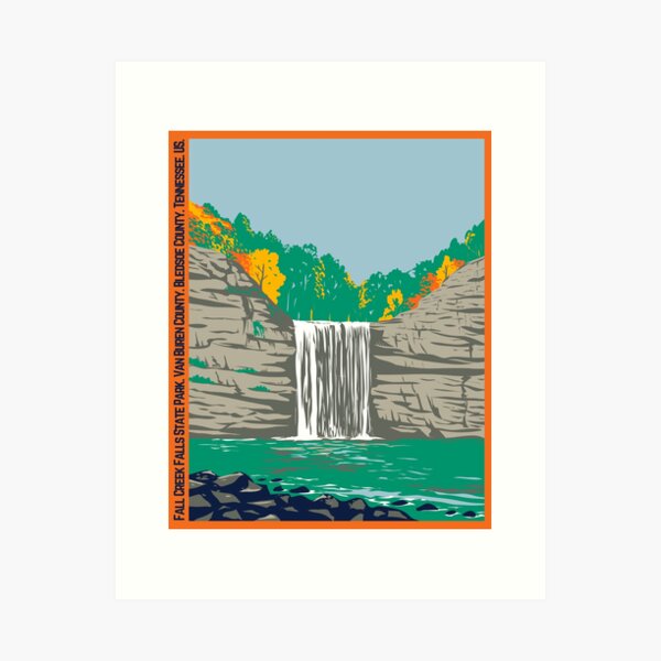 Item preview, Fall Creek Falls State Park designed and sold by Ermland-LabeL.
