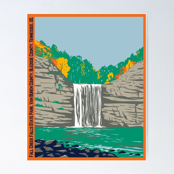 Item preview, Fall Creek Falls State Park designed and sold by Ermland-LabeL.