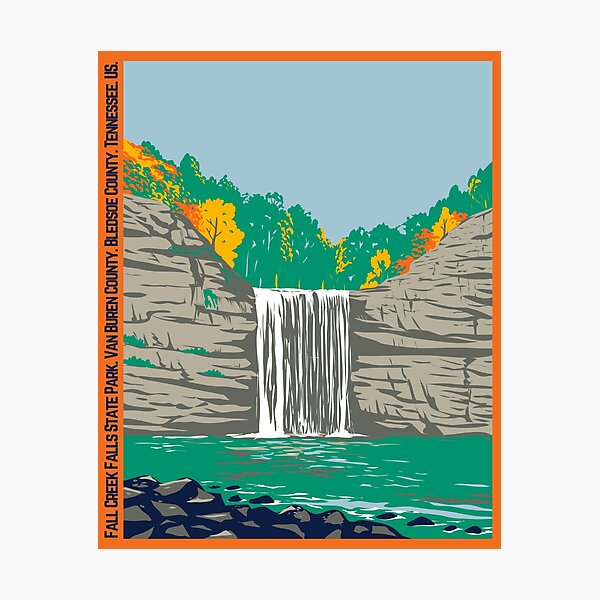 Item preview, Fall Creek Falls State Park designed and sold by Ermland-LabeL.