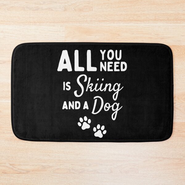 Item preview, All you need is skiing and a dog designed and sold by TheGreenGoat.