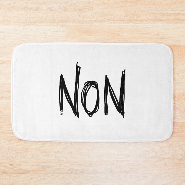 Item preview, NO (black, white background) designed and sold by MentaLee.
