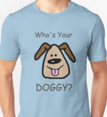 Who's Your DOGGY? Slim Fit T-Shirt