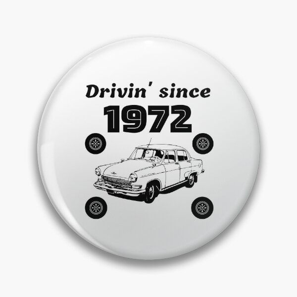 Item preview, Drivin'; since 1972 funny birthday car lover shirt designed and sold by Printshac.