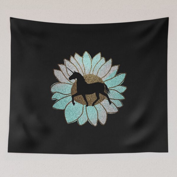 Item preview, Sunflower Unicorn  designed and sold by HappyLifeCreate.