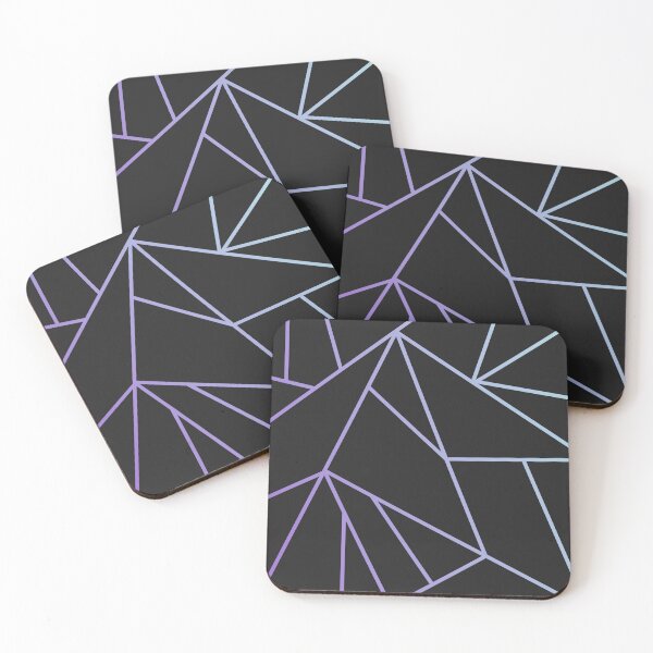 Artikelvorschau, Abstrakte Linien - türkis bis violett entworfen und verkauft von GeoFormsArt.