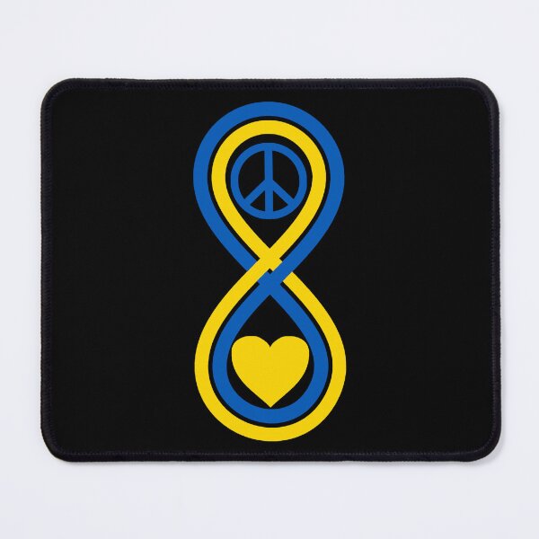 Item preview, Ukraine Infinity Peace and Love Ukrainians designed and sold by YJHDesign.