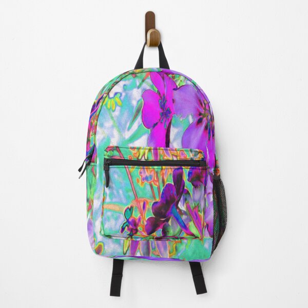 Item preview, Dramatic Psychedelic Magenta and Purple Flowers designed and sold by myrubiogarden.