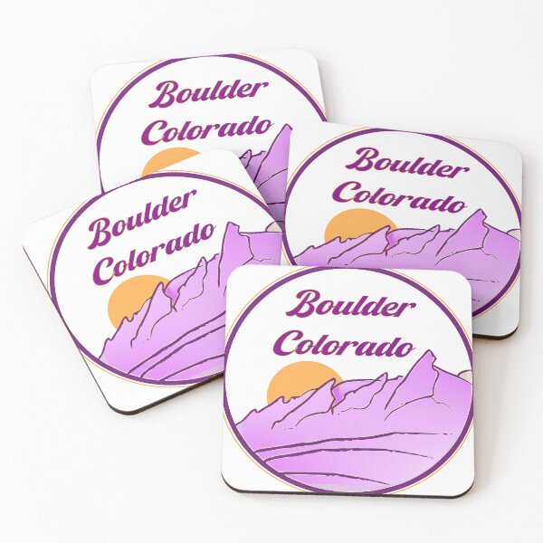 Item preview, Boulder Colorado Purple Flatirons circle sticker designed and sold by mnkygirl13.