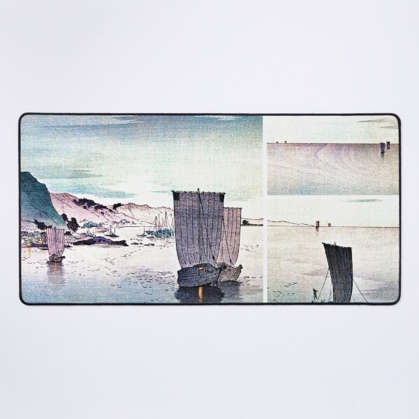 Item preview, Japanese Fishing Boats leaving port designed and sold by RyanCaudell.