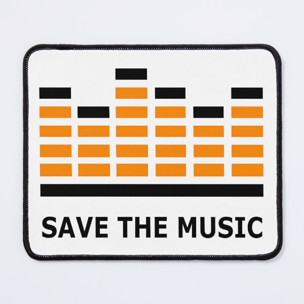 Item preview, Save The Music - Orange Black designed and sold by NoMatterLab.