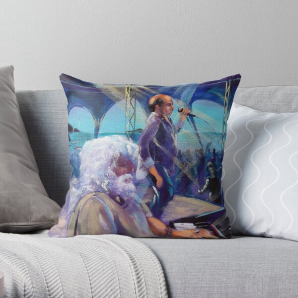 Brian Cadd-Glen Shorrock Airlie Beach Music Festival Throw Pillow