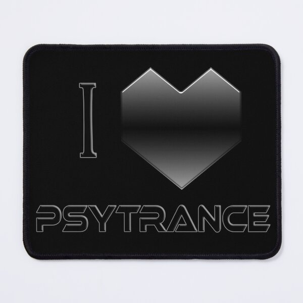 Item preview, I Love Psytrance - Black - Grey designed and sold by NoMatterLab.