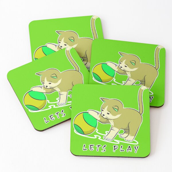 Item preview, lets play, funny cats, happy cats,crazy cat, designed and sold by Tiziza.