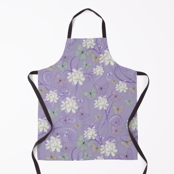 Item preview,  Butterflies and Flowers purple designed and sold by ChantalDesign.