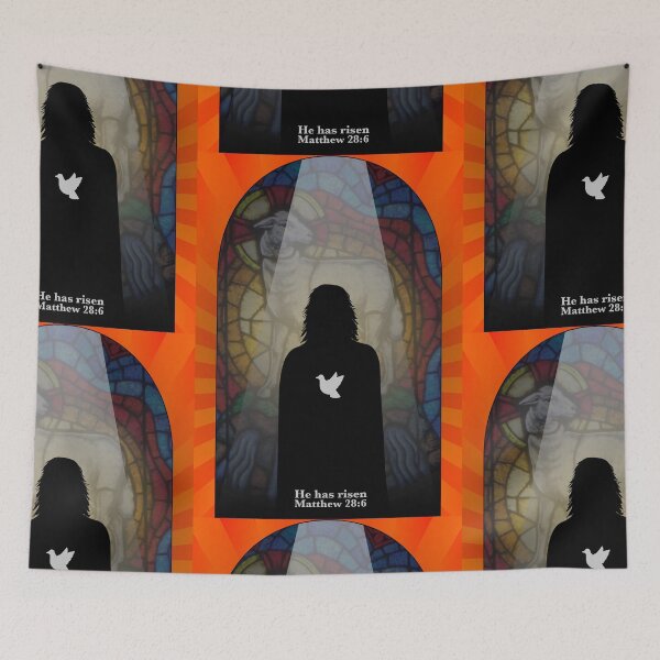Item preview, He is risen designed and sold by Walk by Faith not by Sight.