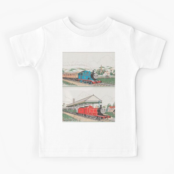 Item preview, Vintage Thomas and James Seamless Pattern (Thomas the Tank Engine) designed and sold by sleepyhenry.