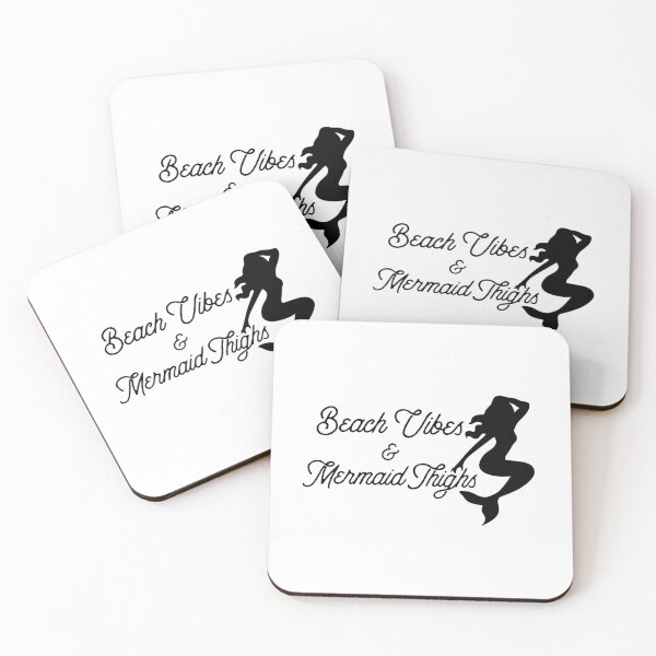 Item preview, Beach Vibes & Mermaid Thighs designed and sold by mellowgraphics.