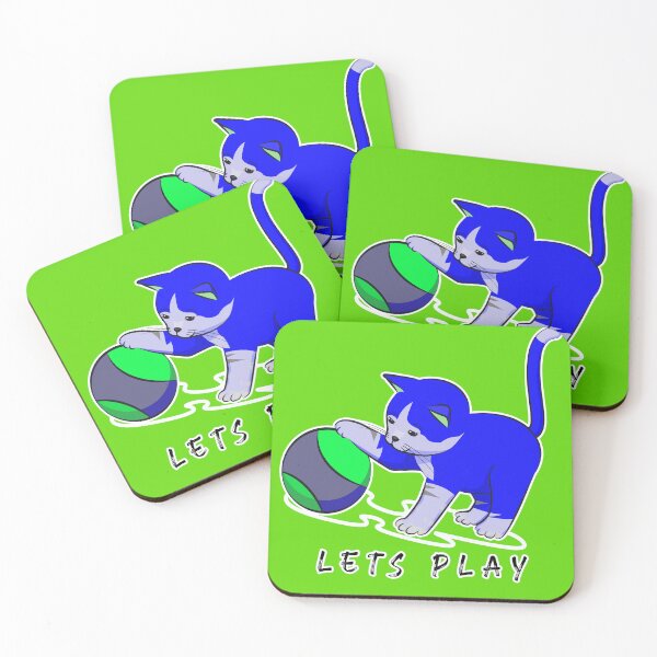 Item preview, lets play, funny cats, happy cats,crazy cat, designed and sold by Tiziza.