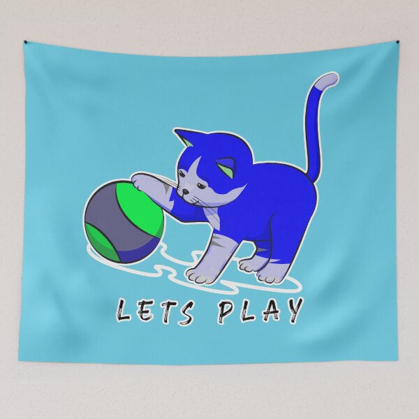 Item preview, lets play, funny cats, happy cats,crazy cat, designed and sold by Tiziza.