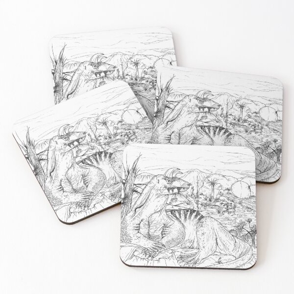 Item preview, Shringasaurus Scene designed and sold by Ancient Realms.