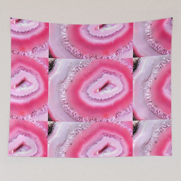 Item preview, Hot Pink Geode Quartz Crystal  designed and sold by newburyboutique.