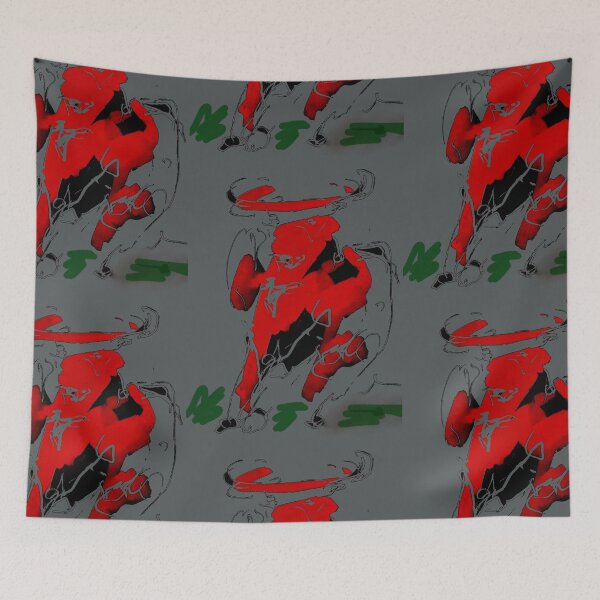 Item preview, A bull with red designed and sold by Nicole Leidenfrost.