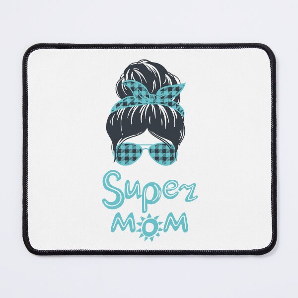 Item preview, Moms Life Messy Hair Bun Shades Bandana Summer designed and sold by Sam Artist.