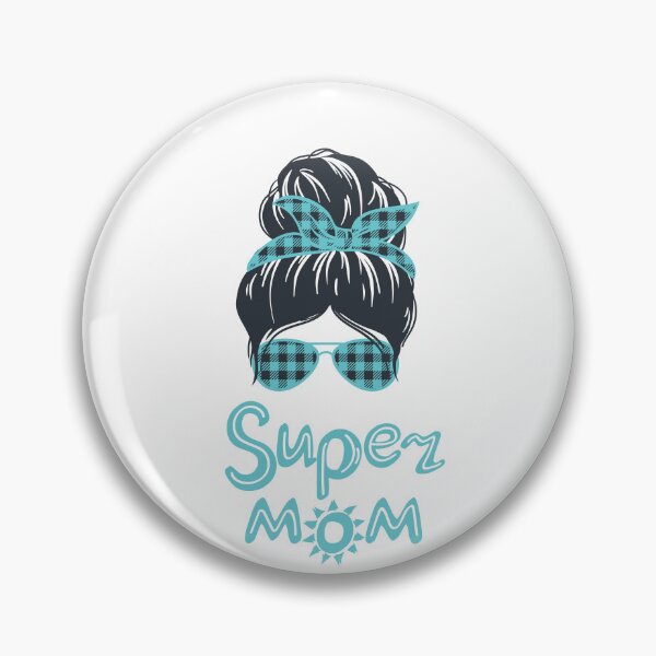 Item preview, Moms Life Messy Hair Bun Shades Bandana Summer designed and sold by Sam Artist.