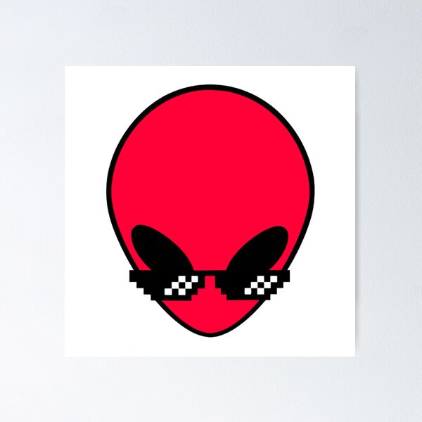 Item preview, Alien with thug life glasses designed and sold by coguestore.