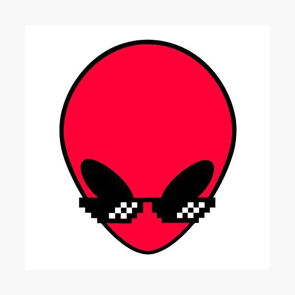Item preview, Alien with thug life glasses designed and sold by coguestore.