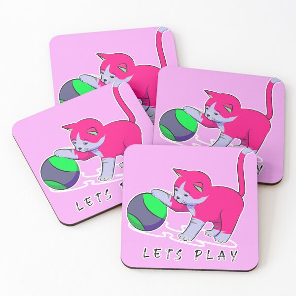 Item preview, lets play, funny cats, happy cats,crazy cat, designed and sold by Tiziza.