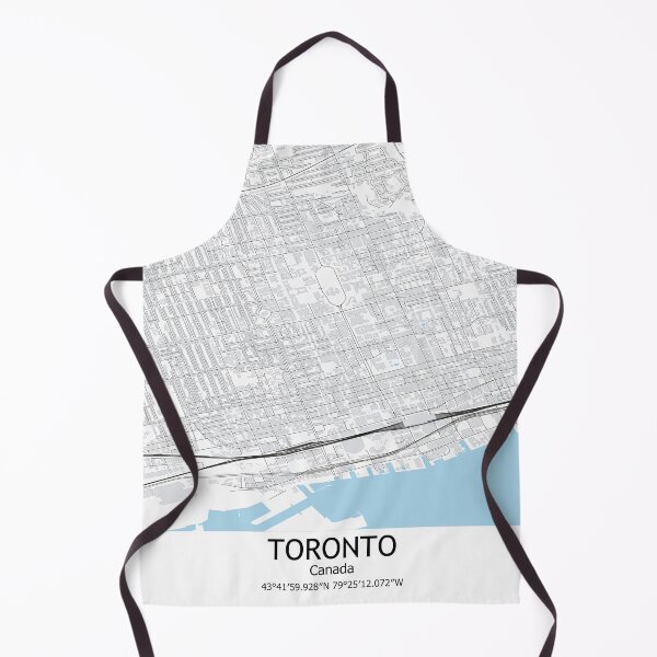 Item preview, Toronto Capital City Ontario Map, Canadian Map, Town City Map designed and sold by SirajDecors.