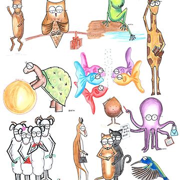 Artwork thumbnail, Isabella sheep and her friends by Sascha Kläger