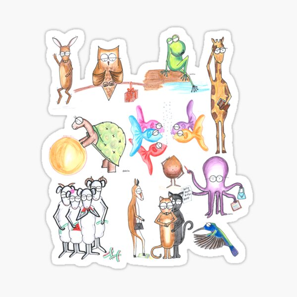 Isabella sheep and her friends Sticker