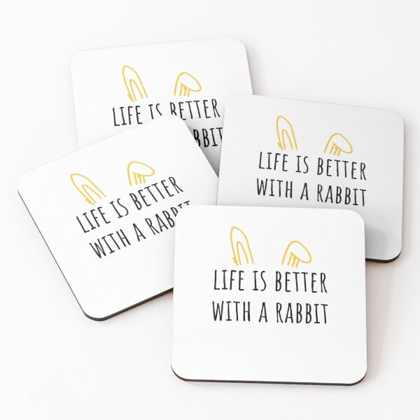 Item preview, life is better with a rabbit designed and sold by LU NA.