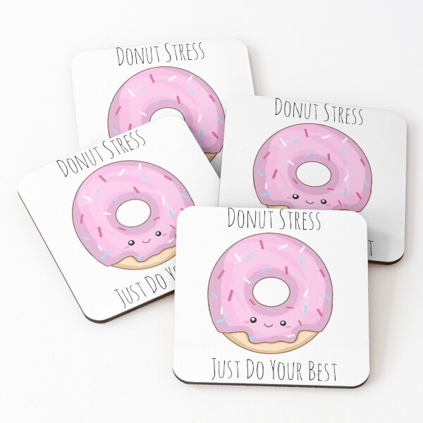 Item preview, Donut Stress Just Do Your Best -2022 Funny Food Puns Donut Lovers designed and sold by ShopSend.