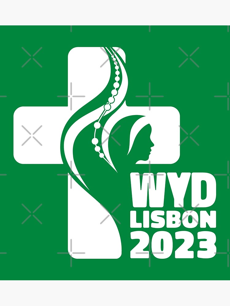 "WYD World Youth Day Lisbon 2023 official logo" Art Print by ADMG
