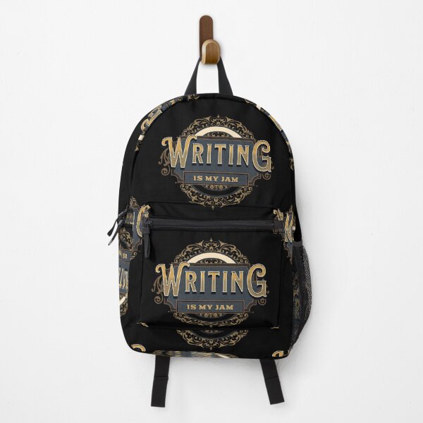 Item preview, Writing is My Jam, Distressed Vintage Author Design designed and sold by novelteemerch.