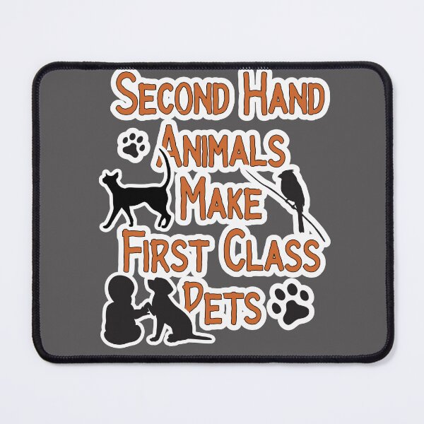 Item preview, Second Hand Animals Make First Class Pets designed and sold by JLCableStudio.